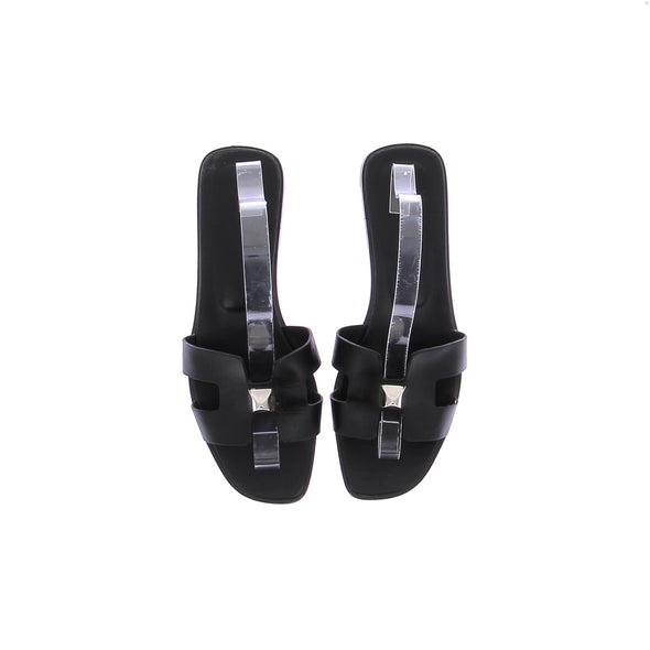 Sandales noires "Oran"