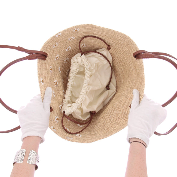 Panier en raphia "Justine"