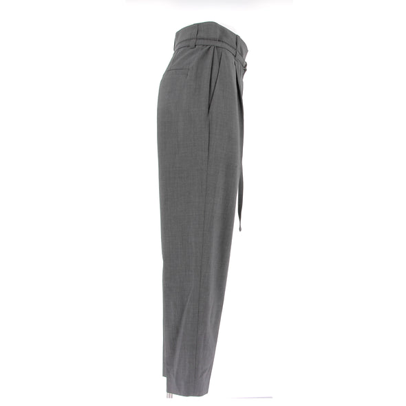 Pantalon gris en laine