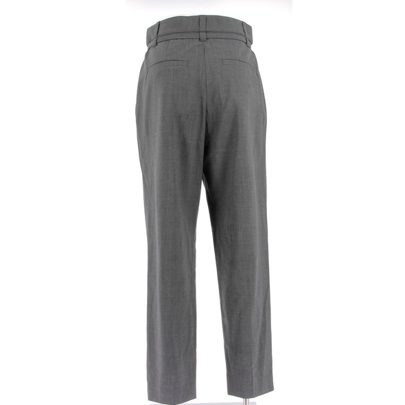 Pantalon gris en laine