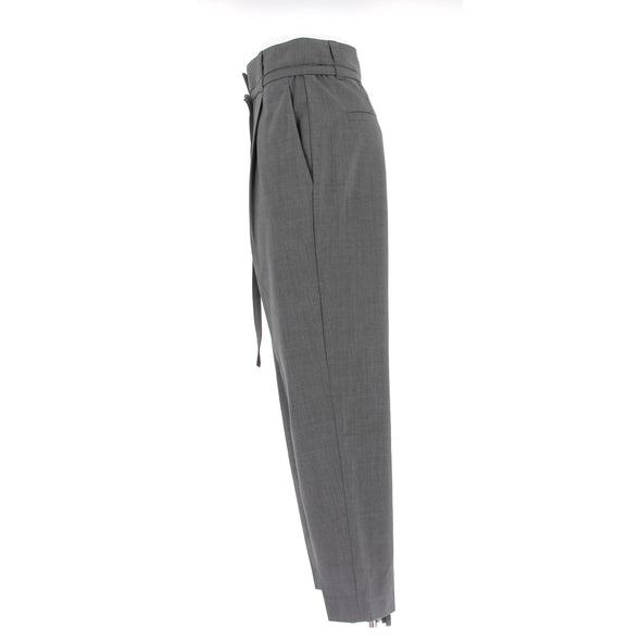 Pantalon gris en laine