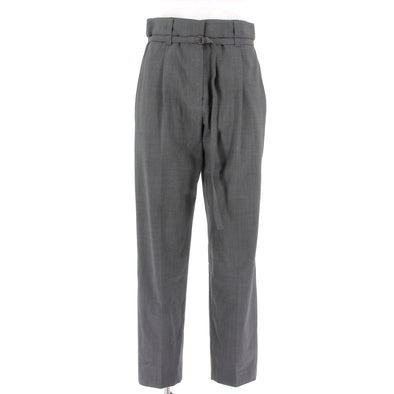 Pantalon gris en laine