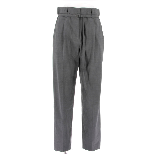 Pantalon gris en laine