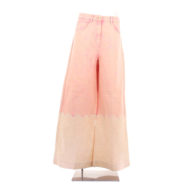 Jean large bicolore