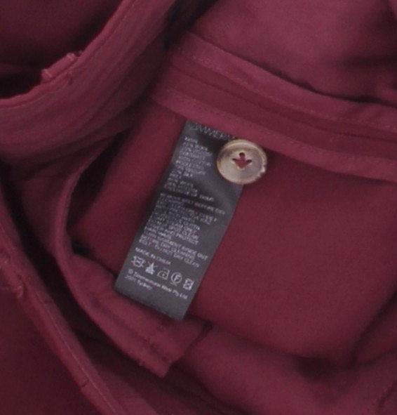 Pantalon bordeaux