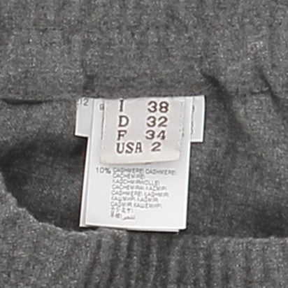 Pantalon gris en laine