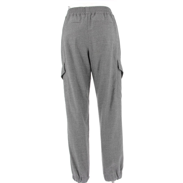 Pantalon gris en laine