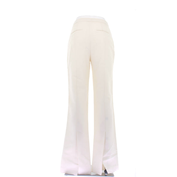 Pantalon en laine écru