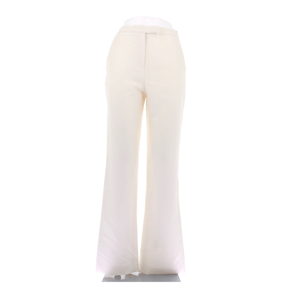 Pantalon en laine écru