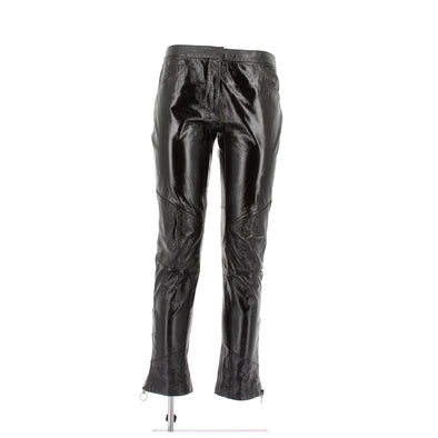 Pantalon en cuir verni
