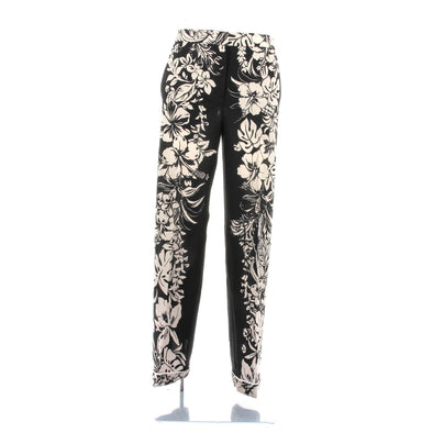 Pantalon noir imprimé