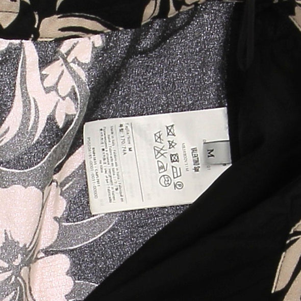 Pantalon noir imprimé