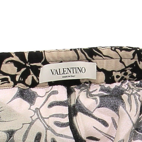 Pantalon noir imprimé