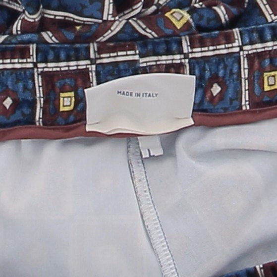Pantalon en velours à imprimés