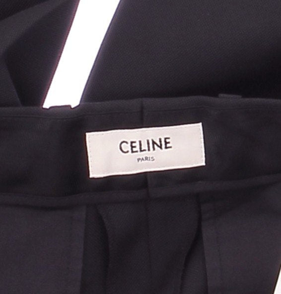 Pantalon noir en laine