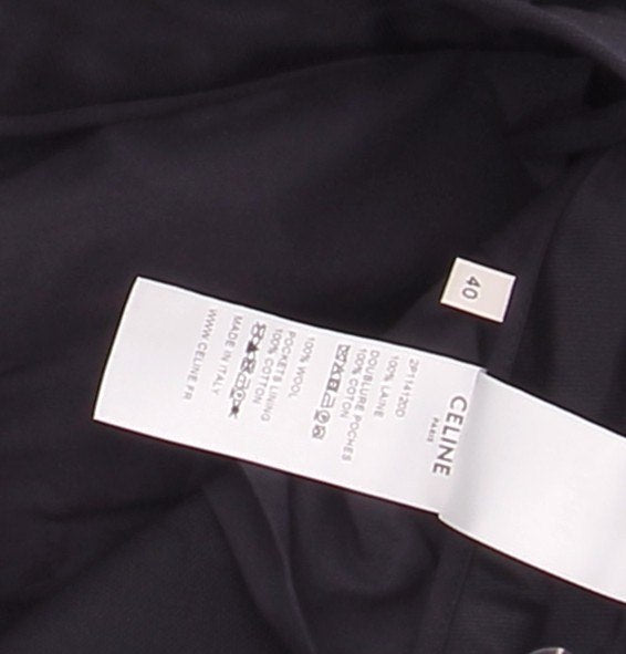 Pantalon noir en laine