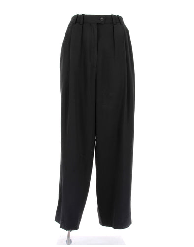 Pantalon large noir