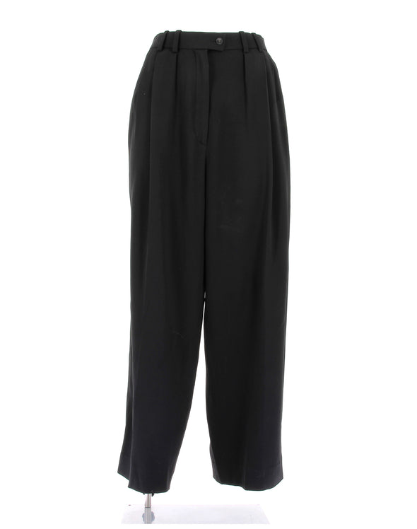 Pantalon large noir