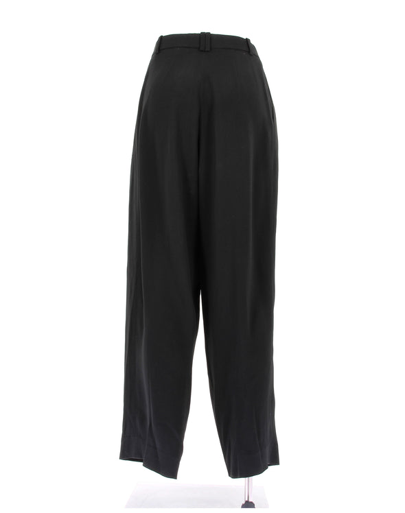Pantalon large noir