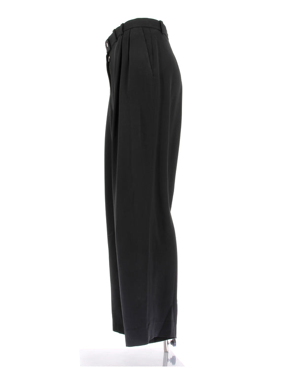 Pantalon large noir