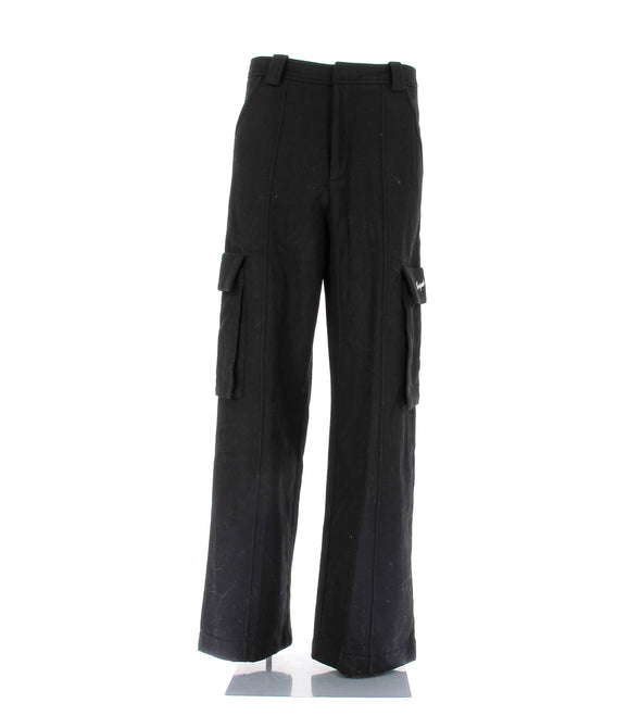 Pantalon noir en laine