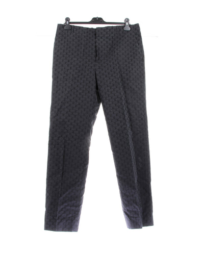 Pantalon noir monogrammé