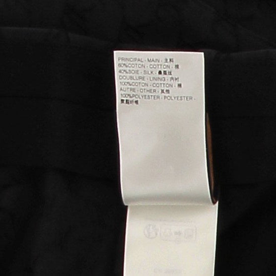 Pantalon noir monogrammé