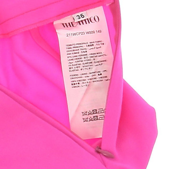 Pantalon en laine rose