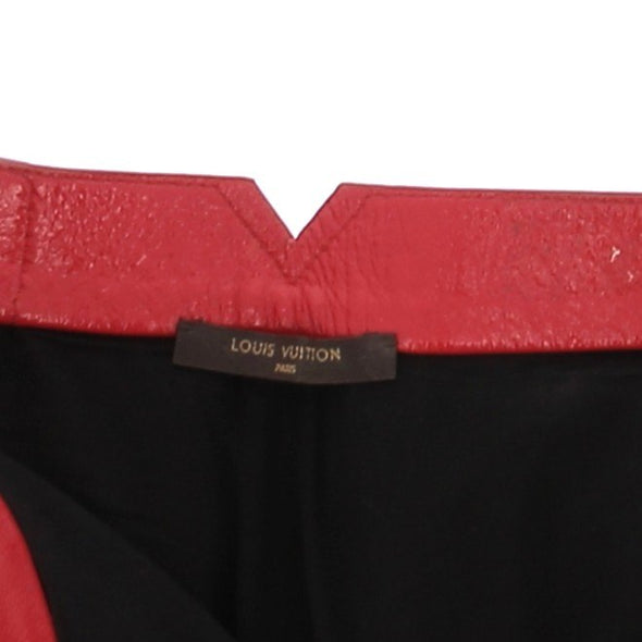 Pantalon en cuir vernis