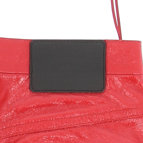 Pantalon en cuir vernis