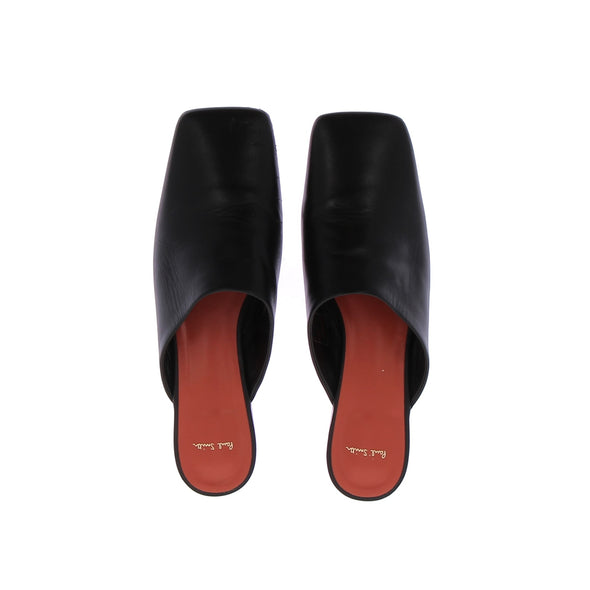 Mules en cuir
