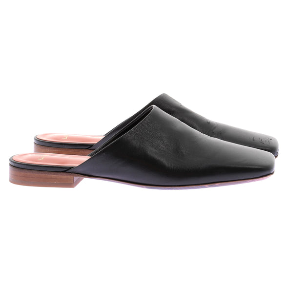 Mules en cuir