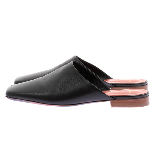 Mules en cuir
