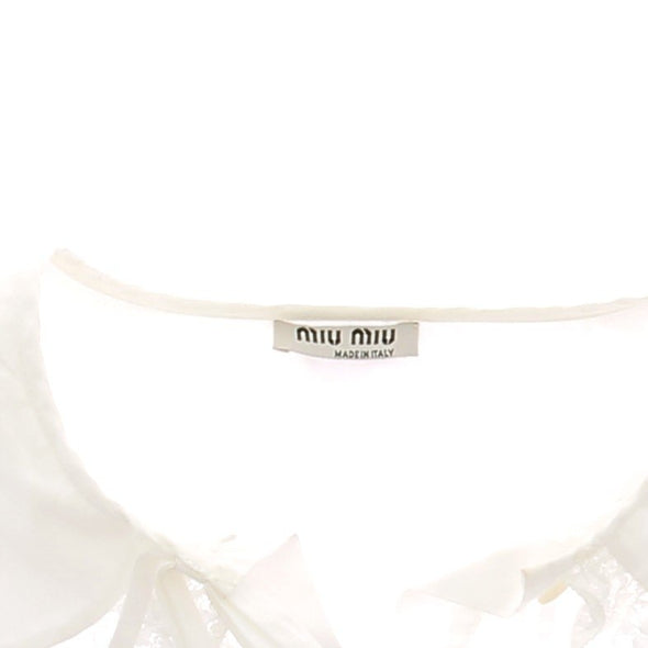 Blouse crop blanche