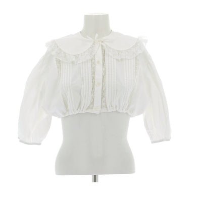 Blouse crop blanche
