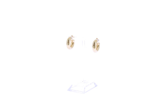 Boucles d'oreilles créoles "Chubby Tunnel"
