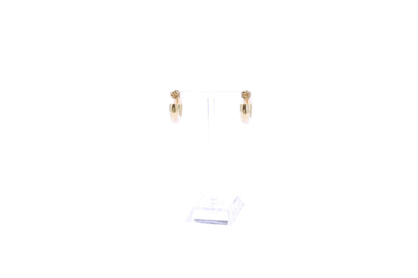 Boucles d'oreilles créoles "Chubby Tunnel"