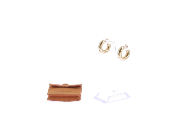 Boucles d'oreilles créoles "Chubby Tunnel"