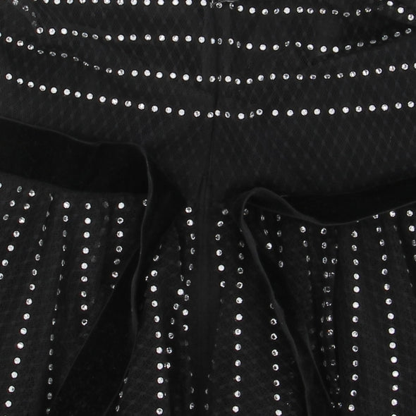 Robe noire à strass