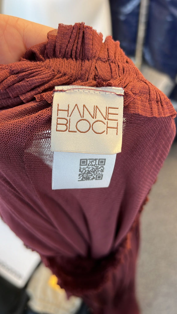 Jupe bordeaux plissée
