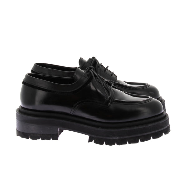 Mocassins en cuir vernis "Chunky"