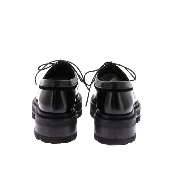 Mocassins en cuir vernis "Chunky"