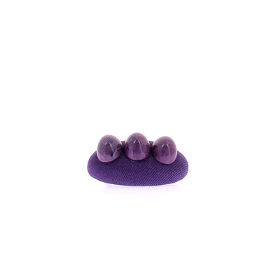 Pince à cheveux violette