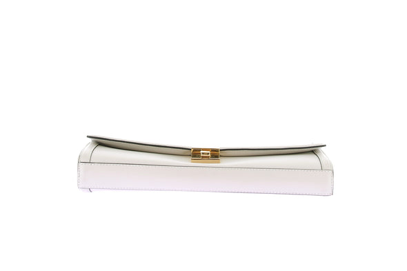 Pochette en cuir écru "The Paris"