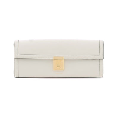 Pochette en cuir écru "The Paris"