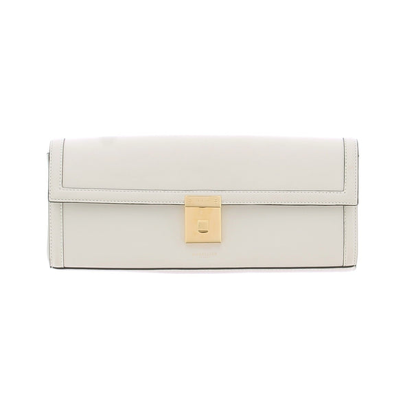 Pochette en cuir écru "The Paris"