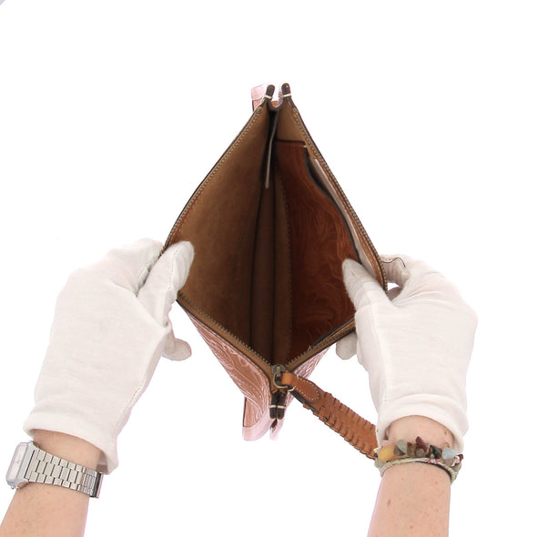 Pochette en cuir