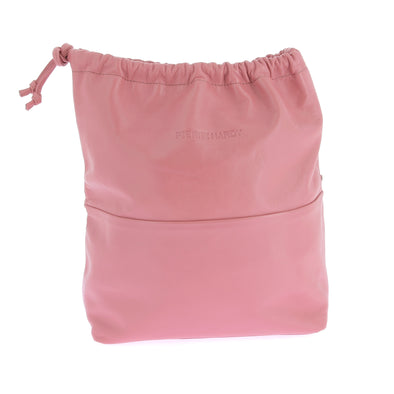 Pochette en cuir rose