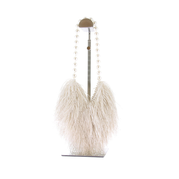 Pochette à franges "L'oiseau du Paradis"