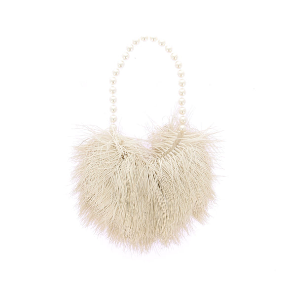 Pochette à franges "L'oiseau du Paradis"
